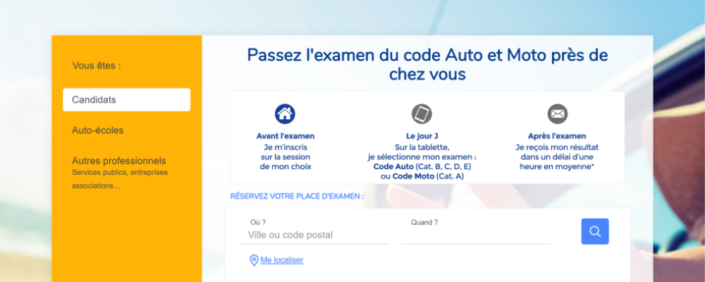 Comment s’inscrire à l’examen du code de la route avec La Poste?